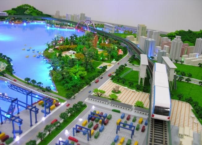 西畴县港口沙盘